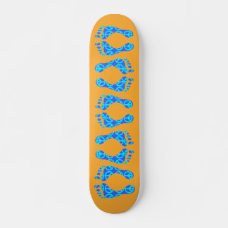 PEACE SIGN FEET SKATEBOARD
