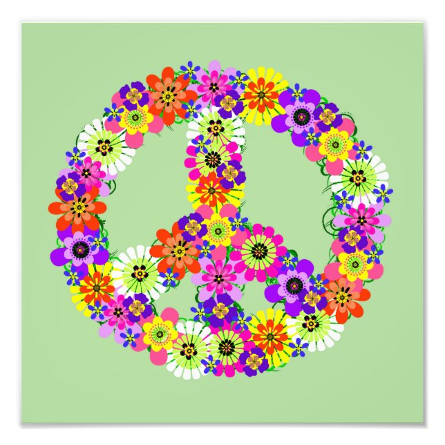 Peace Sign Floral (Front)