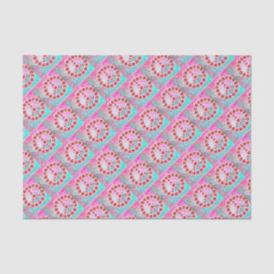 Peace Sign Flowers Tissue Paper
