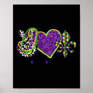 Peace Sign Heart Fleur De Lys Hippie Peace Love Ma
