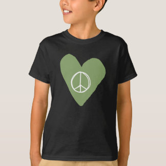 Peace Sign Heart T-Shirt