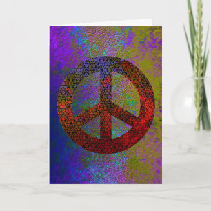 Peace Sign Holiday card