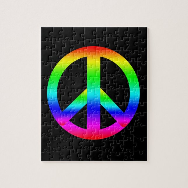 Peace Sign Jigsaw Puzzle (Vertical)