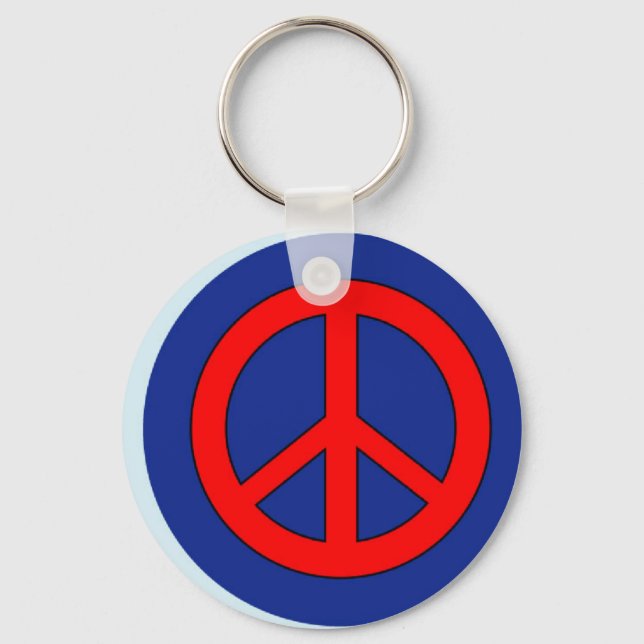 PEACE SIGN KEY RING (Front)