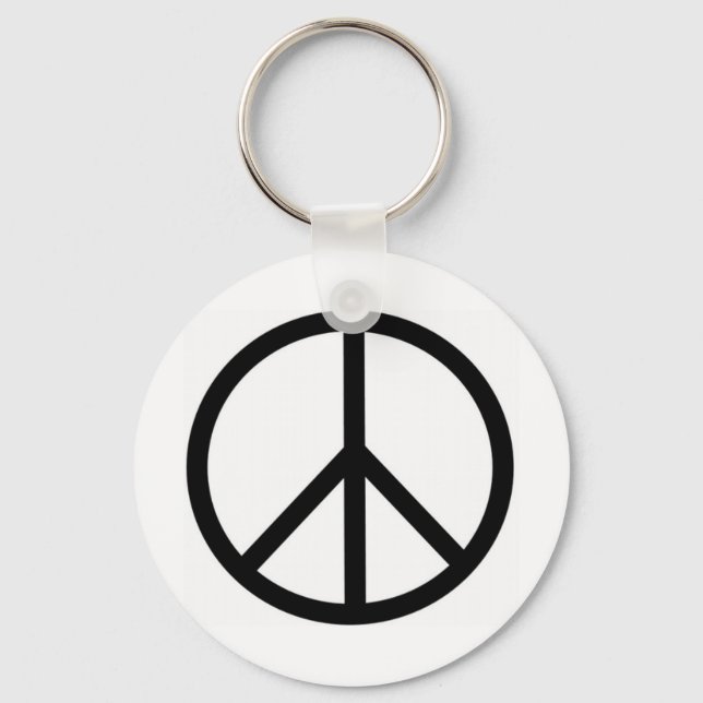 peace sign key ring (Front)