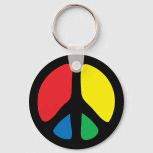 Peace Sign Key Ring