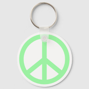 Peace Sign Key Ring