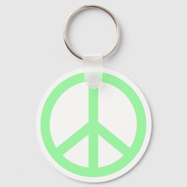 Peace Sign Key Ring (Front)