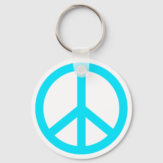 peace sign key ring (Front)