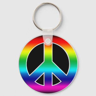 Peace Sign Keychain