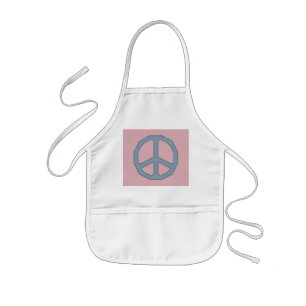 Peace Sign Kid's Apron