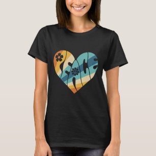 PEACE SIGN LOVE 60s 70s Groovy Hippie Costume Hall T-Shirt