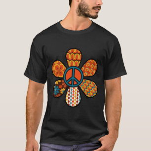 PEACE SIGN LOVE 60s 70s Groovy Hippie Costume Hall T-Shirt