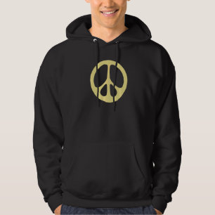 Peace Sign Minimalist Simple Sixties  60s Retro  3 Hoodie