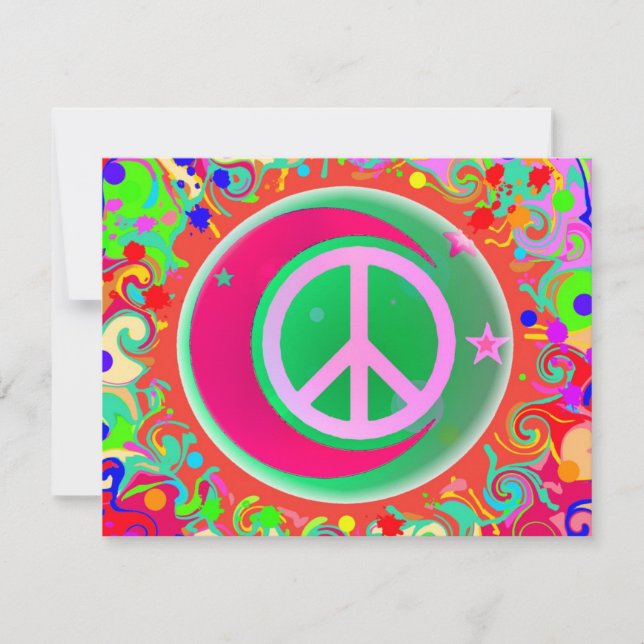 Peace Sign, Moon, Stars & Everything (Front)