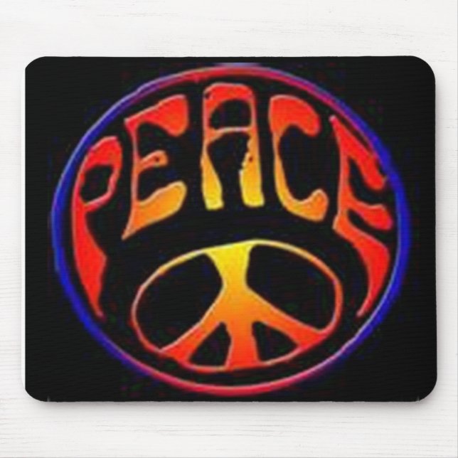 Peace Sign mousepad (Front)