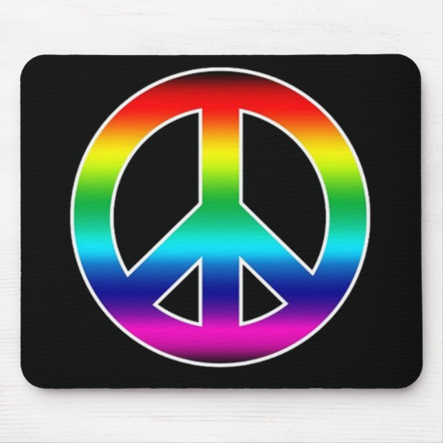 Peace Sign - mousepad (Front)