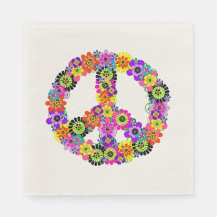 Peace Sign Napkin