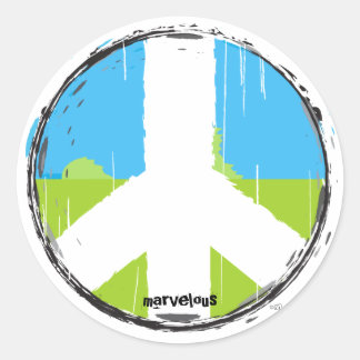 Peace Sign No2 Sticker