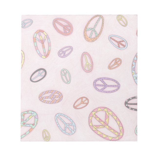 Peace Sign Notepad (Front)