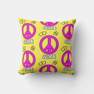 PEACE SIGN PATTERN, CUSHION