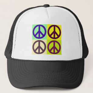 Peace Sign Pop Art Trucker Hat