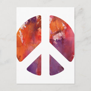 Peace Sign Postcard