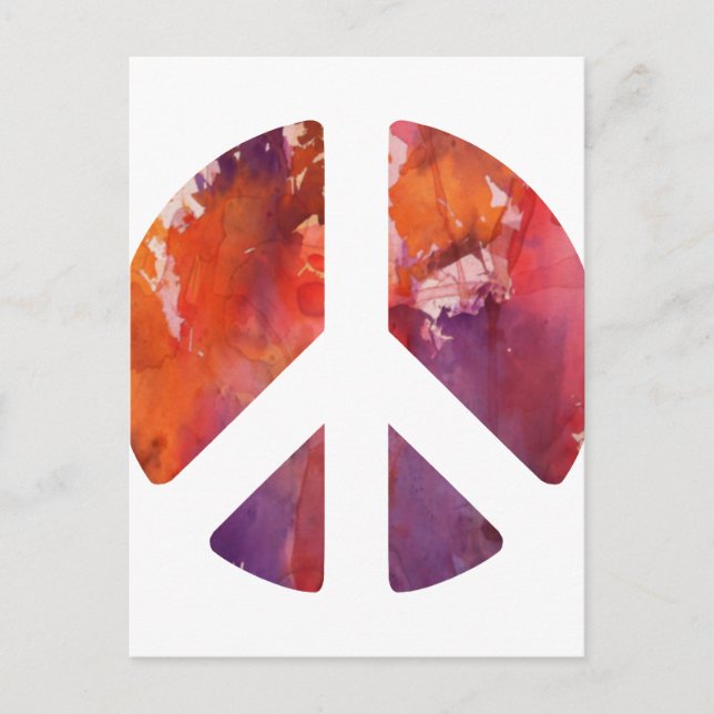Peace Sign Postcard (Front)