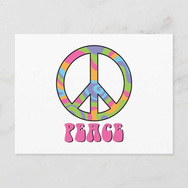 Peace Sign Postcard (Front)
