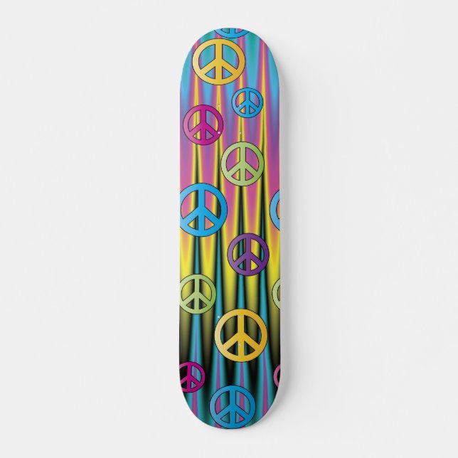 Peace Sign Skate Skateboard (Front)