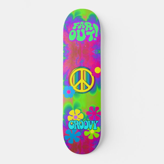 Peace Sign  Skateboard (Front)