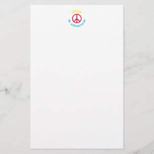Peace Sign Stationery