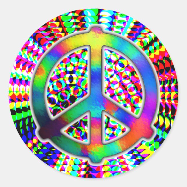 Peace Sign stickers (Front)
