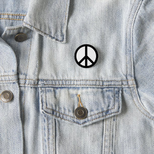Peace Sign Symbol Anti War Badge Pin Button
