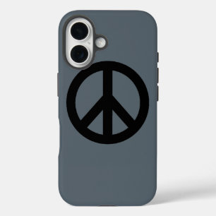 Peace Sign Symbol iPhone 16 Case