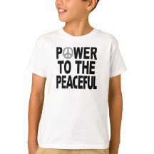 Peace Sign T-Shirt - "Power to the Peaceful"