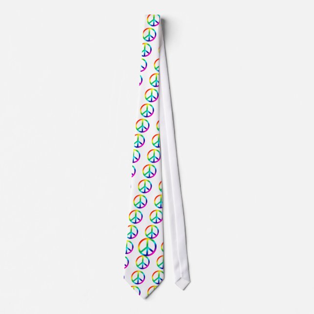 Peace Sign Tie (Front)