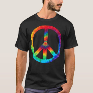 Peace Sign Tie Dye 	  Hippies Christmas Shirts