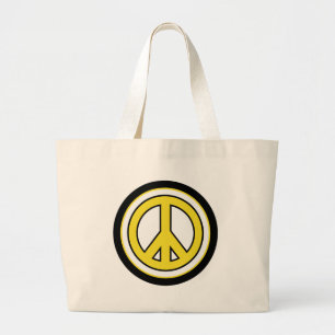 Peace Sign Tote Bag