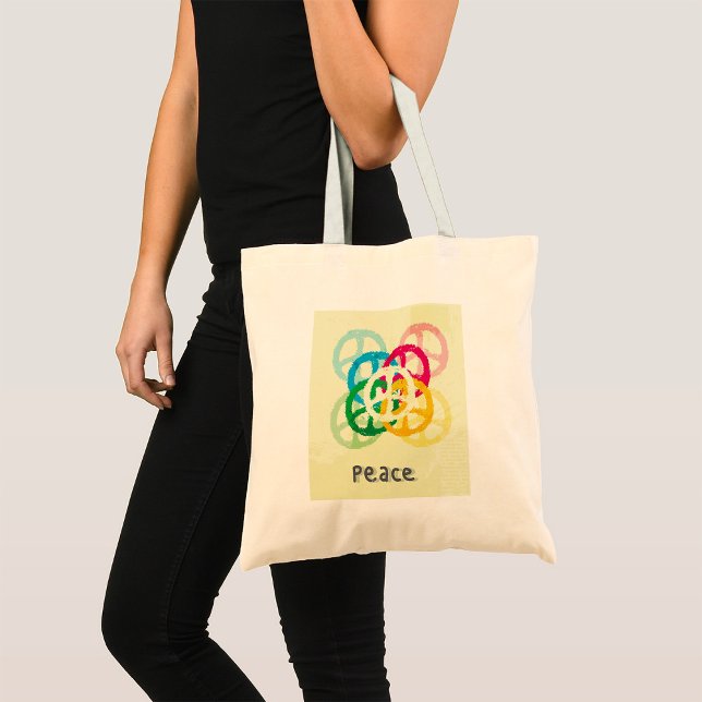 Peace Sign Tote Bag (Creator Uploaded)