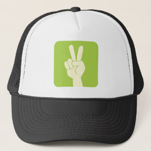 Peace Sign Trucker Hat