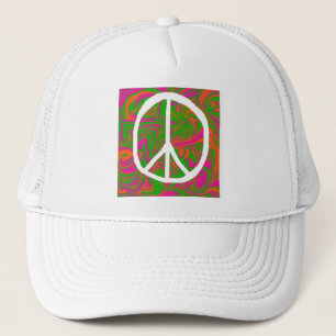 Peace Sign Trucker Hat