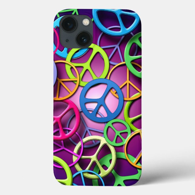 Peace Signs Case-Mate iPhone Case (Back)