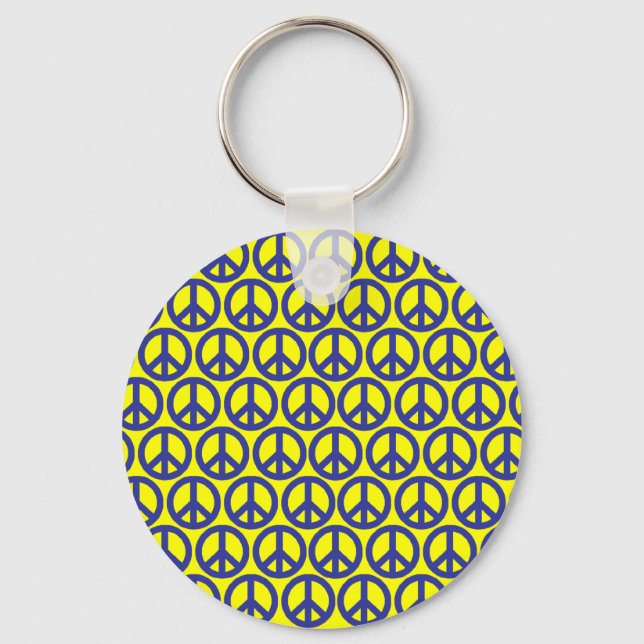 Peace Signs Key Ring (Front)