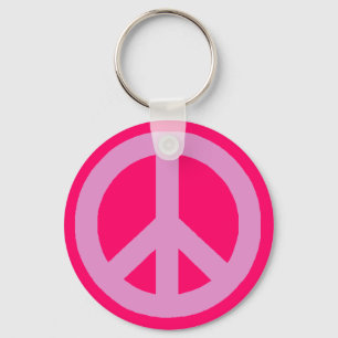 Peace Signs Key Ring