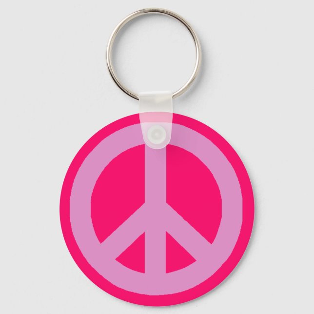 Peace Signs Key Ring (Front)