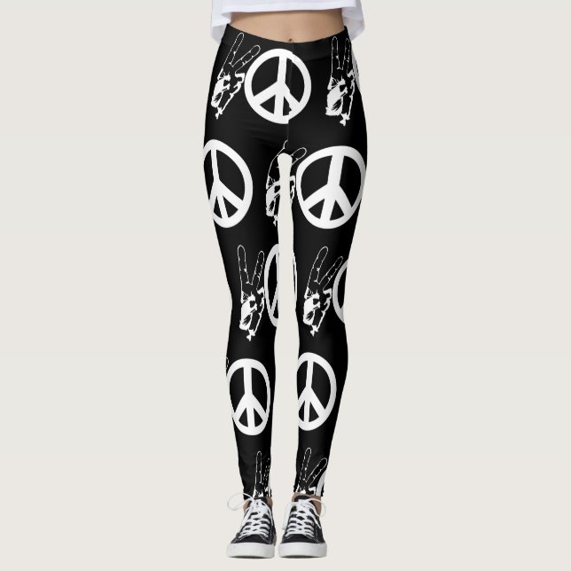 PEACE SIGNS LEGGINGS (Front)
