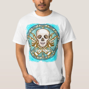 Peace Skeleton Skull  t-shirt