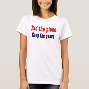 Peace slogan t-hirts T-Shirt