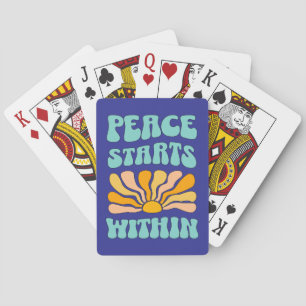 Peace Starts Within		 Playing Cards